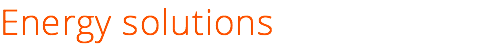 Energy solutions